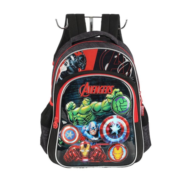 Encontraproduto.com.br - Mochila de Costas Luxcel Avengers Preto