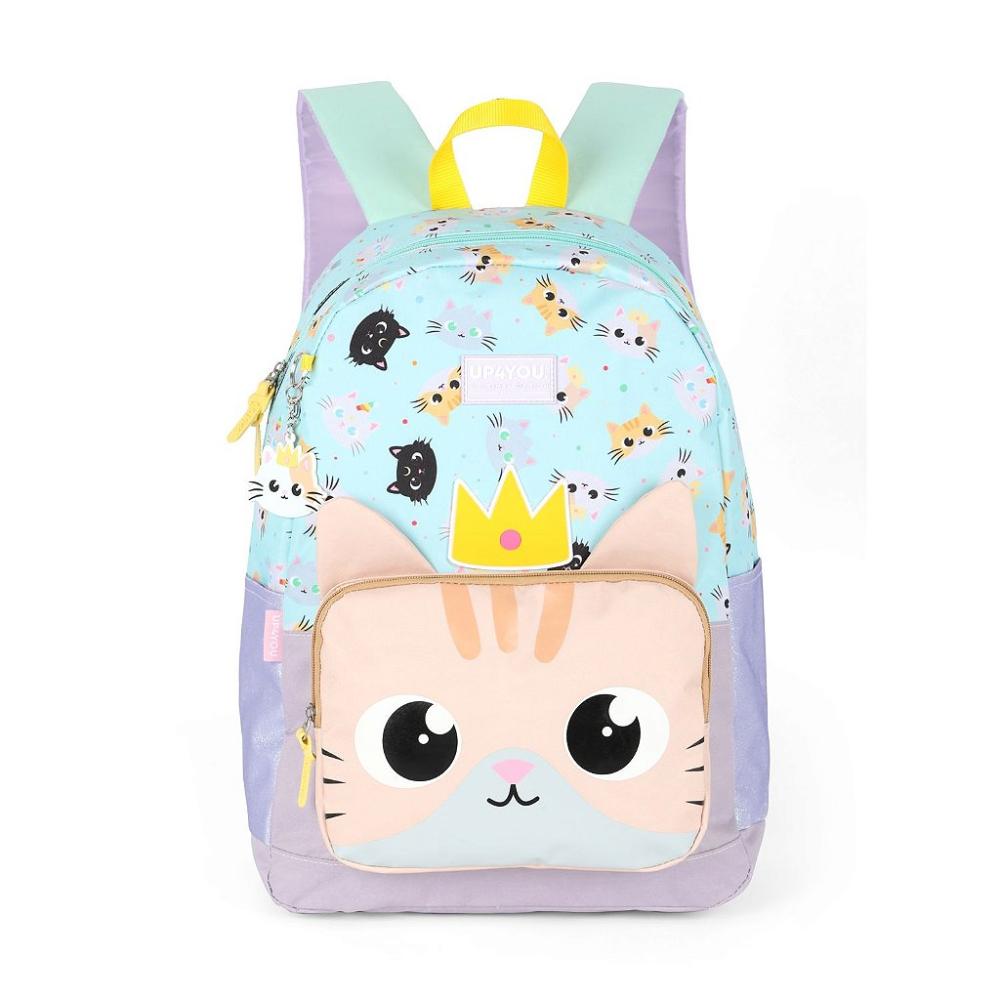 Mochila de Costas Luxcel Up4You Gatinha Verde