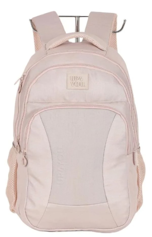Mochila Com Alça Notebook Up4you Lurex Rose