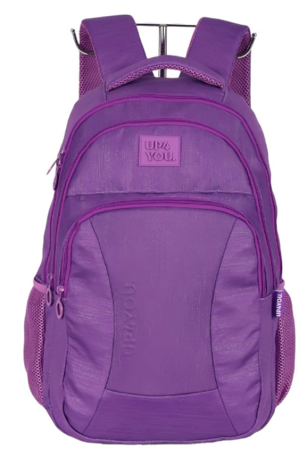 Mochila Com Alça Notebook Up4you Lurex Roxo