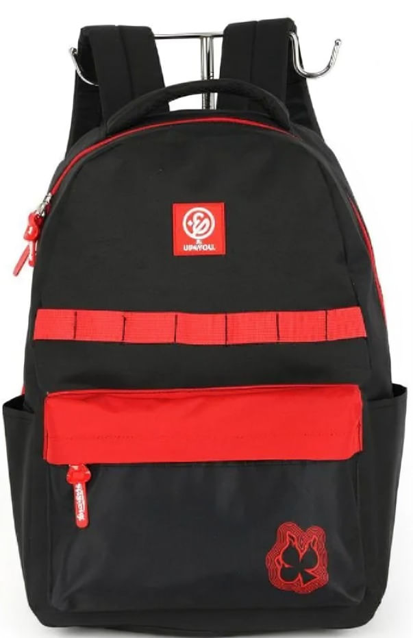 Encontraproduto.com.br - Mochila Com Alça Enaldinho Preto E Vermelho