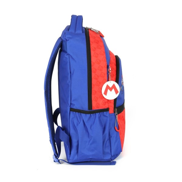 Encontraproduto.com.br - Mochila Infantil para Notebook Luxcel Mario Bross Azul MJ47574MO