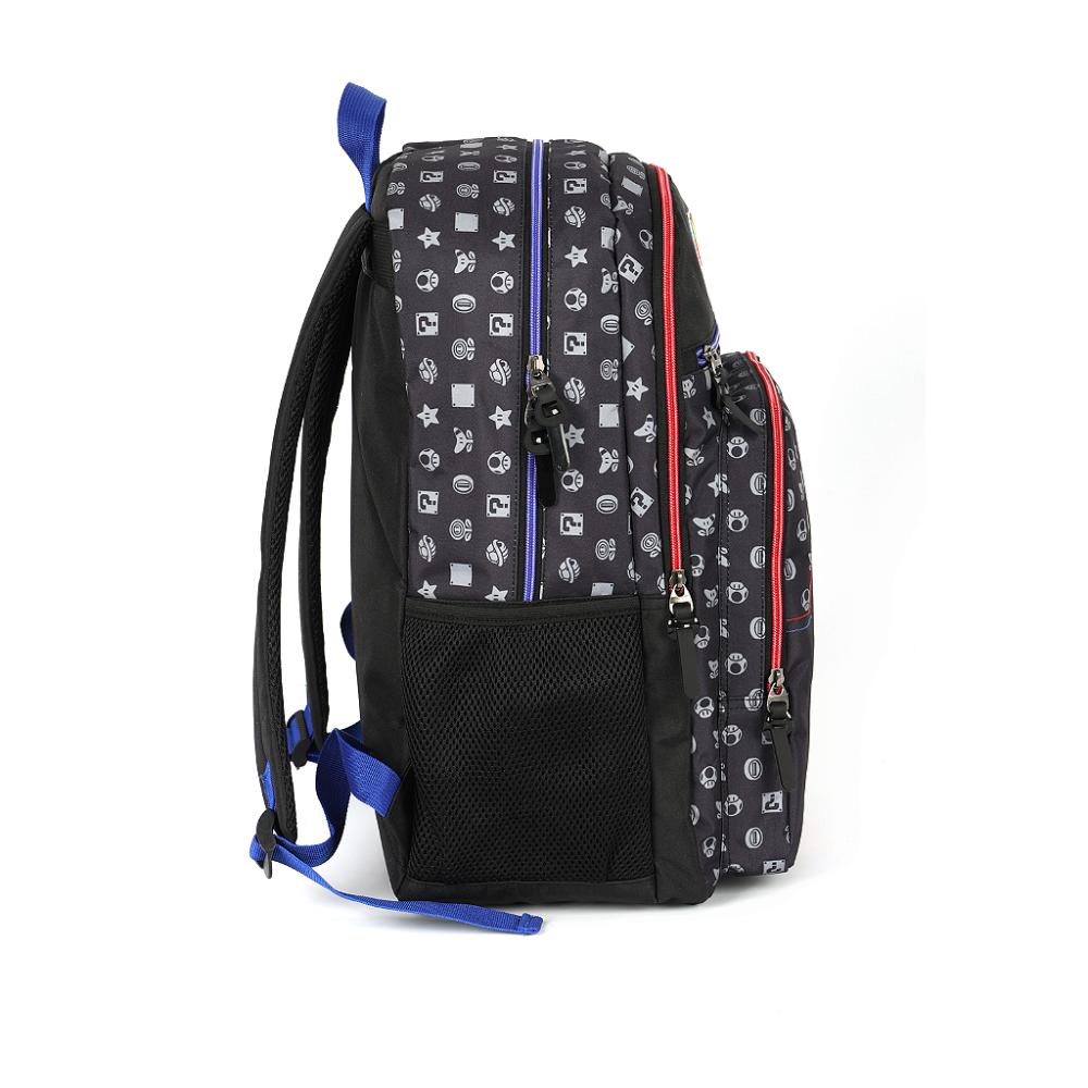 Encontraproduto.com.br - Mochila de Costas Luxcel Super Mário Comp Laptop Preto