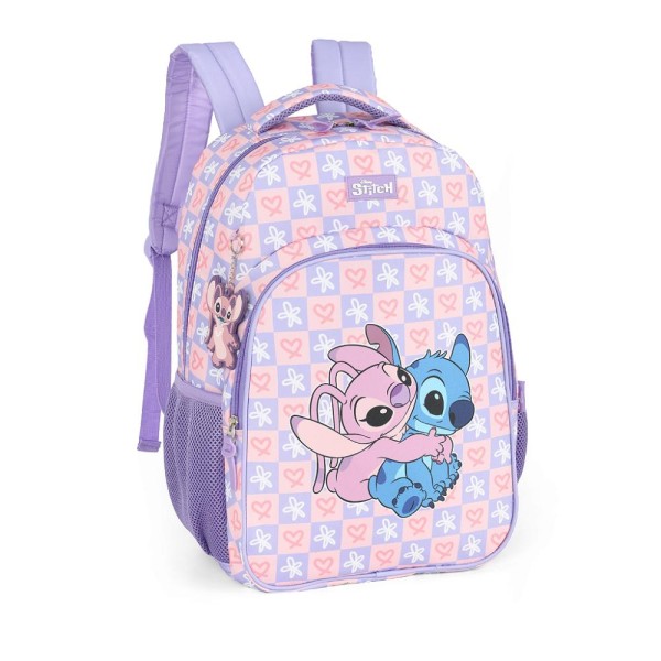 Encontraproduto.com.br - MOCHILA INFANTIL STITCH LILAS MS47740SC-LI MAXLOG