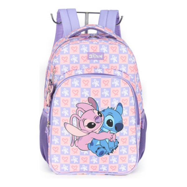 Encontraproduto.com.br - MOCHILA INFANTIL STITCH LILAS MS47740SC-LI MAXLOG