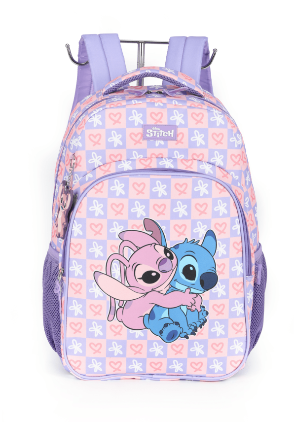 Encontraproduto.com.br - MOCHILA INFANTIL STITCH LILAS MS47740SC-LI MAXLOG