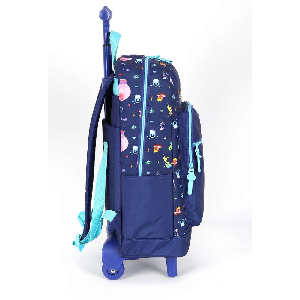 Encontraproduto.com.br - Mochila de Rodinhas Com Alça Luxcel Divertida Mente Roxo