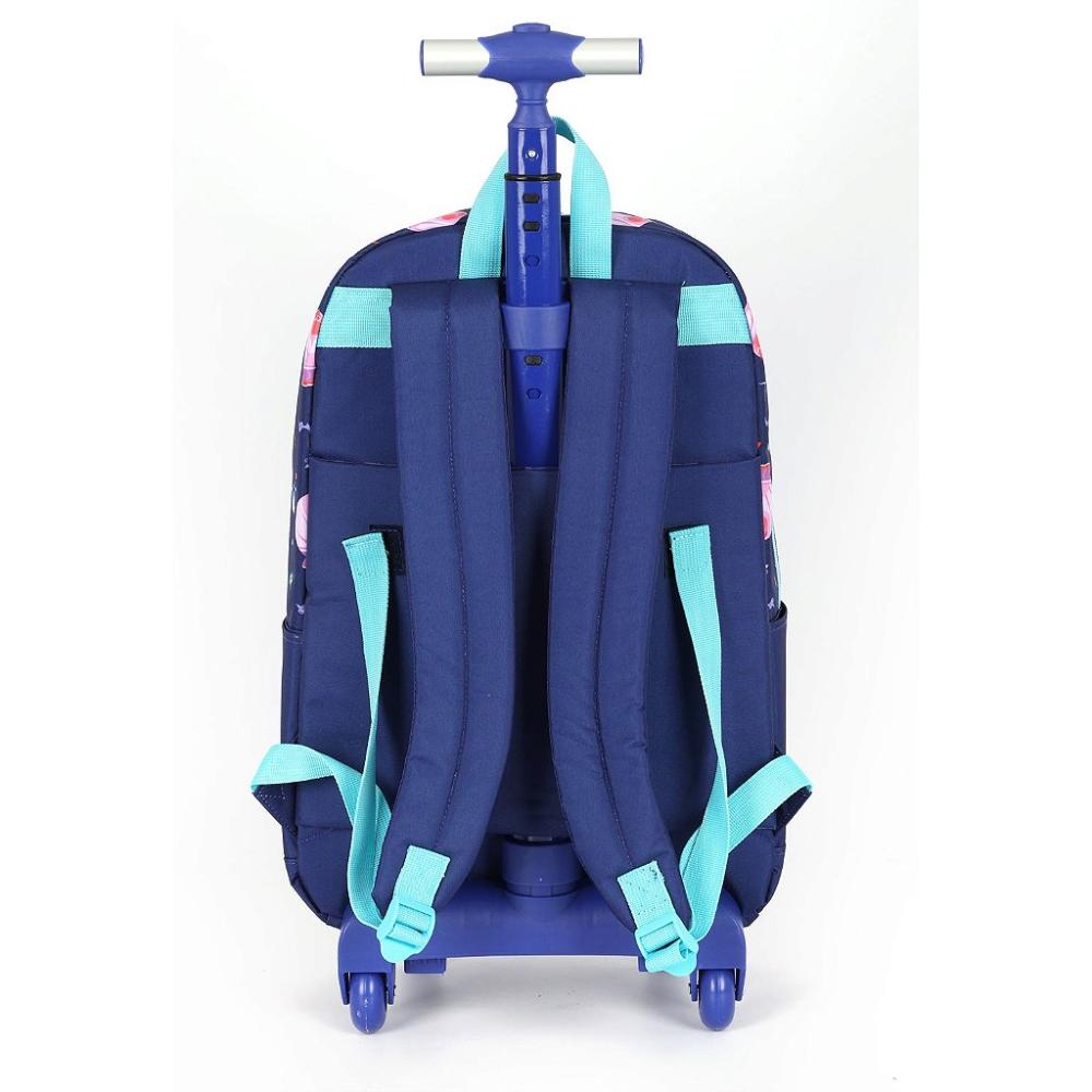 Encontraproduto.com.br - Mochila de Rodinhas Com Alça Luxcel Divertida Mente Roxo