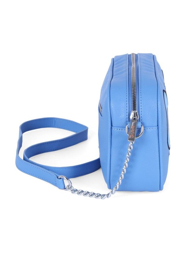 Encontraproduto.com.br - Bolsa Transversal Stitch Azul