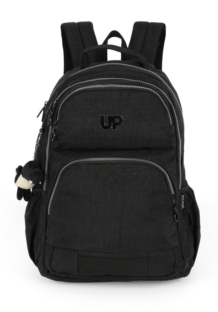 Mochila Com Alça Notebook Up4you Crinkle Preto Luxcel