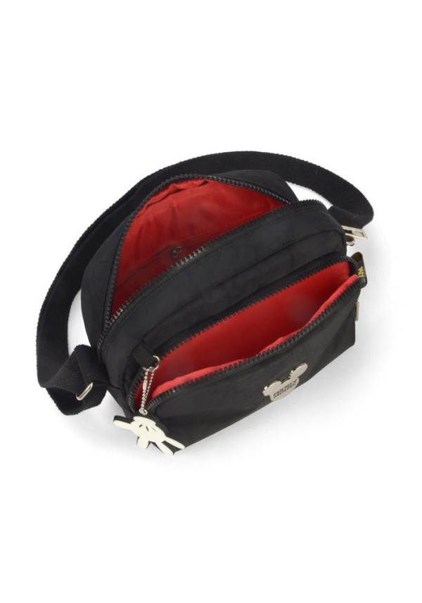 Encontraproduto.com.br - Bolsa Transversal Mickey Preta