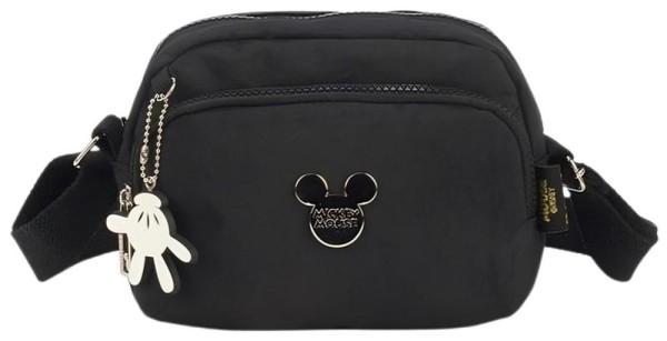 Encontraproduto.com.br - Bolsa Transversal Mickey Preta