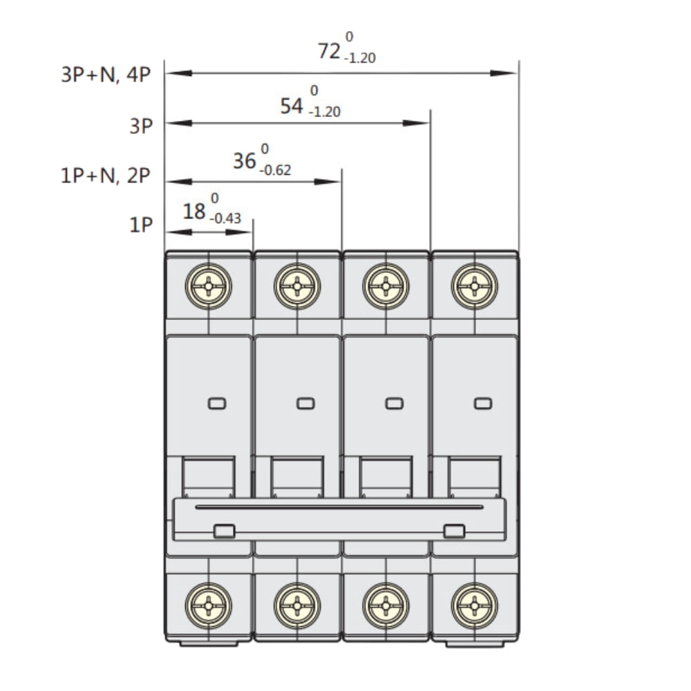 Encontraproduto.com.br - Disjuntor 1P 32A Classe C 3Ka 319213 CHINT