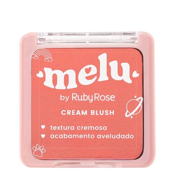 Encontraproduto.com.br - Cream Blush Melu Lollipop Ruby Rose 9g