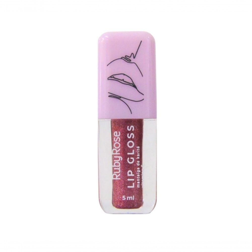Encontraproduto.com.br - Lip Gloss Ruby Rose Shooting Star 5ml