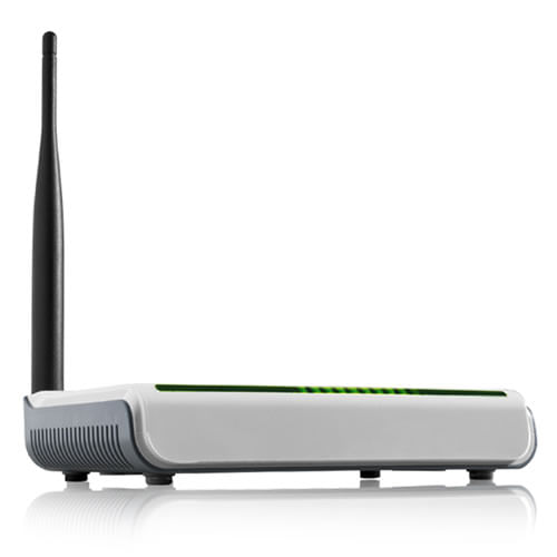 Encontraproduto.com.br - Roteador de Banda Larga Wireless N (sem fio) 300Mbps 4 Portas LAN e Firewall 3 Antenas Fixas 3 dBi W302R