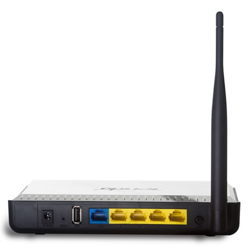 Encontraproduto.com.br - Roteador de Banda Larga Wireless N (sem fio) 300Mbps 4 Portas LAN e Firewall 3 Antenas Fixas 3 dBi W302R