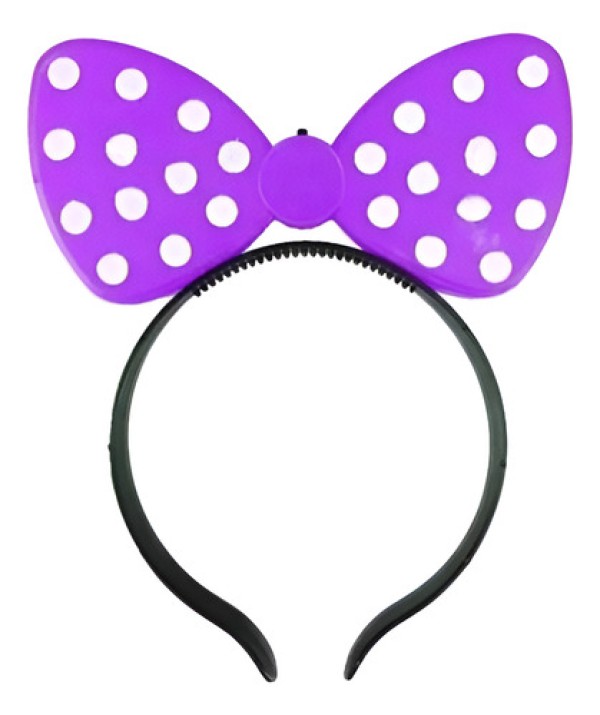 Encontraproduto.com.br - Tiara Minnie Com Luz de Led