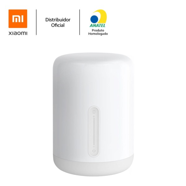 Encontraproduto.com.br - Abajur de cabeceira LED Mi Bedside Lamp 2 Xiaomi, Wi-Fi, APP, Cor Temperatura 1700K-6500K, Branco