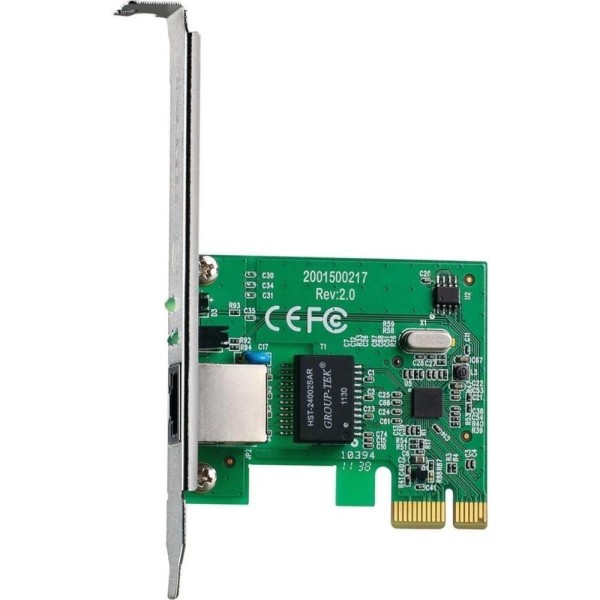 Encontraproduto.com.br - Placa de Rede Pci-e Express Lan Ethernet 10/100/1000 Gigabit