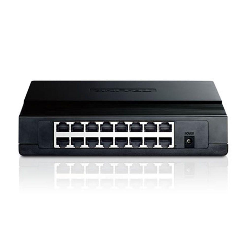 Switch Tp-Link TL-SF1016D 16 Portas Lan 10/100MBPS Preto (Emb. contém 1un.)