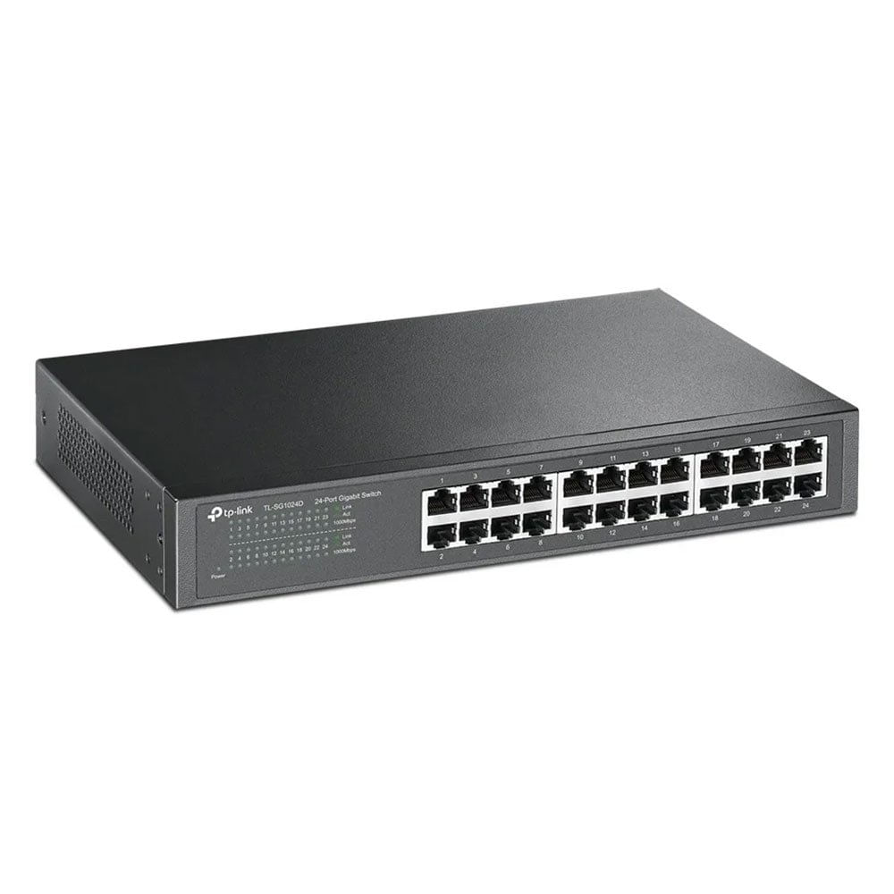 Switch Gigabit de Mesa ou Rack de 24 Portas TL-SG1024D TP-Link