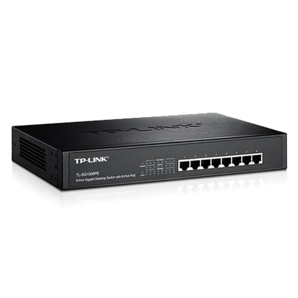 Encontraproduto.com.br - Switch 08 Portas Gigabit PoE+ TL-SG1008PE - TP-Link