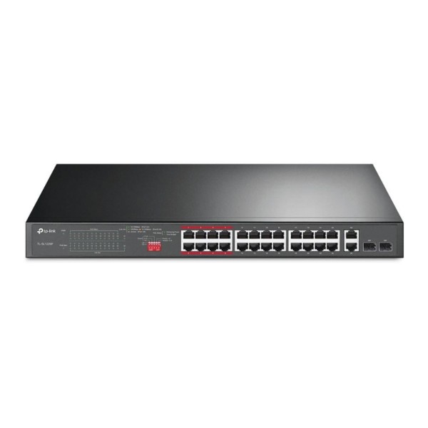 Encontraproduto.com.br - Switch Poe+ C/ 24 Portas 10/100MBPS e 2 Portas Gigabit TL-SL1226P