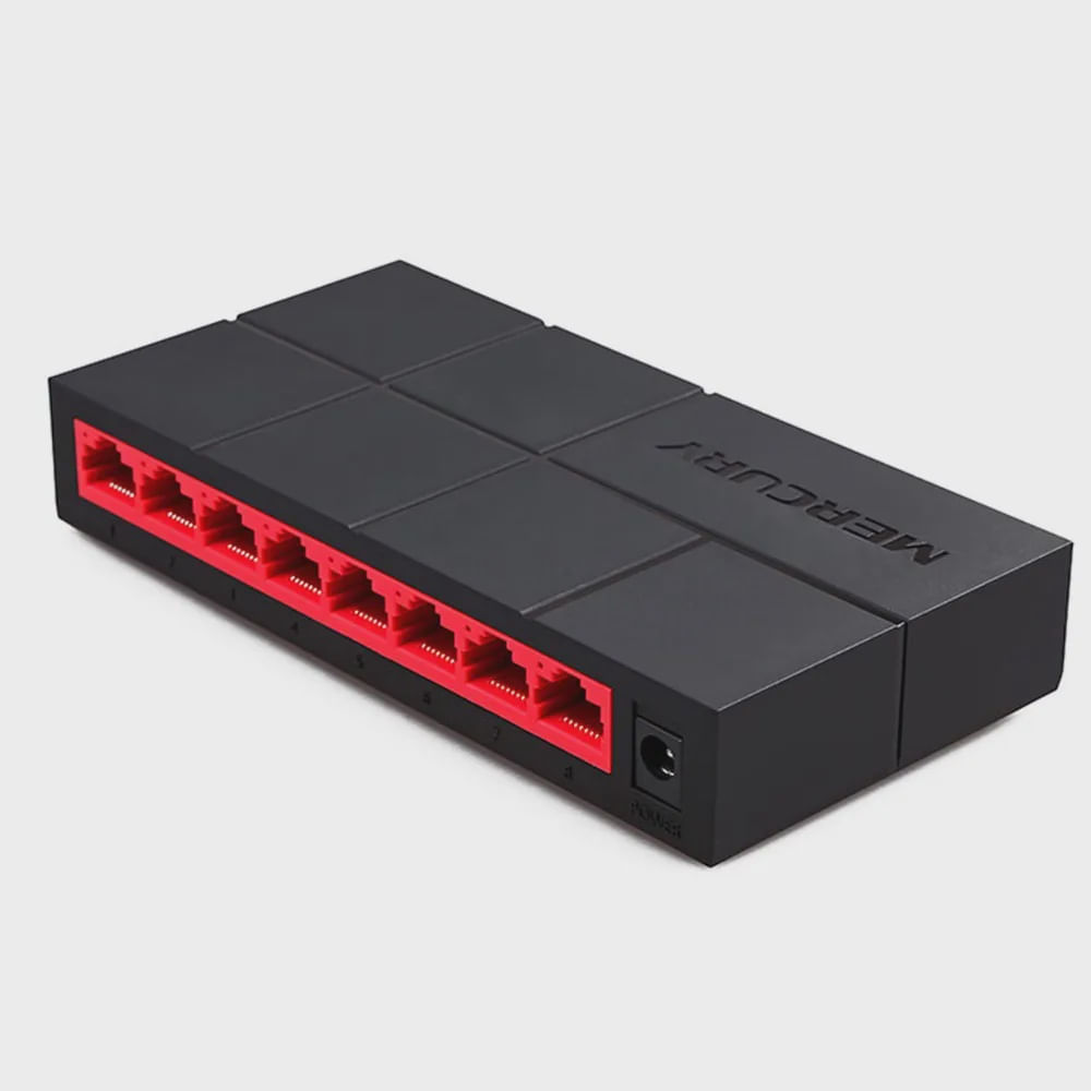 Encontraproduto.com.br - Switch 08 Portas Mercusys MS108G Gigabit