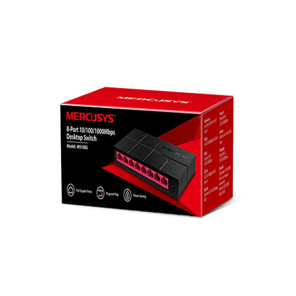 Encontraproduto.com.br - Switch 08 Portas Mercusys MS108G Gigabit