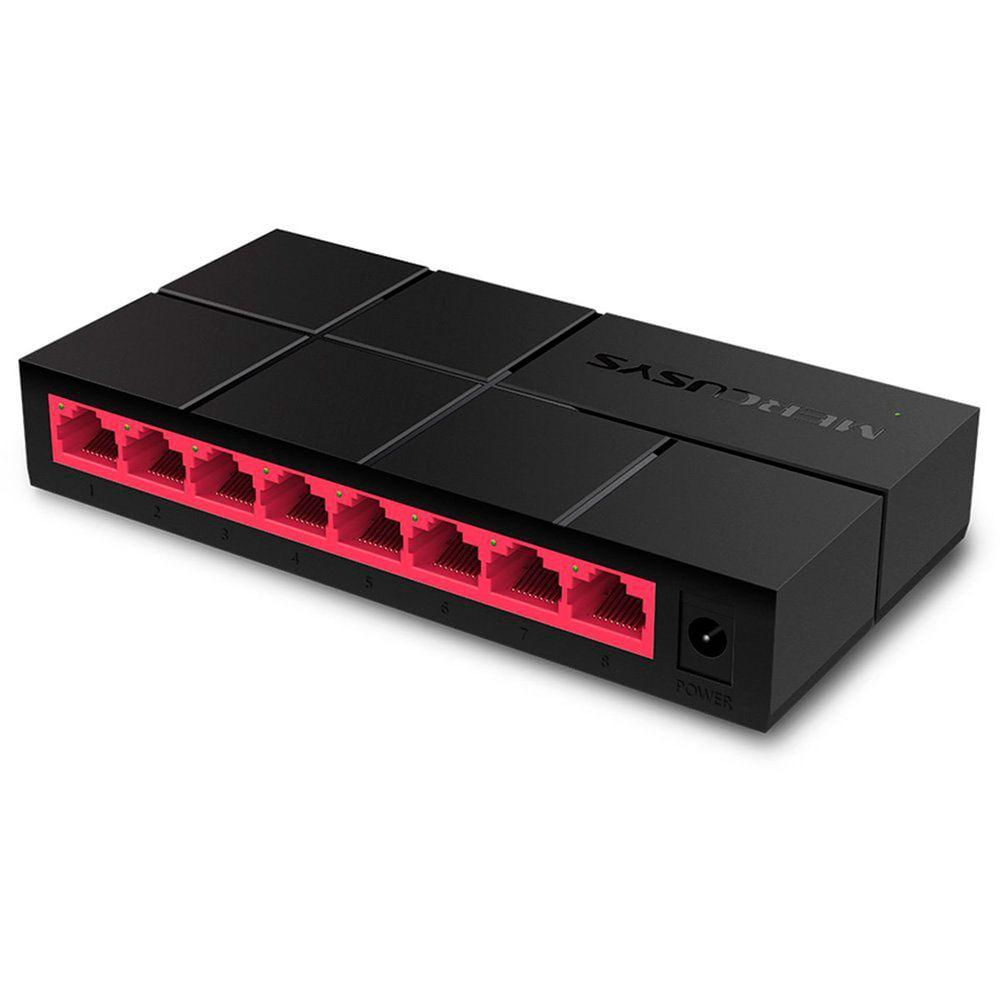 Encontraproduto.com.br - Switch 08 Portas Mercusys MS108G Gigabit