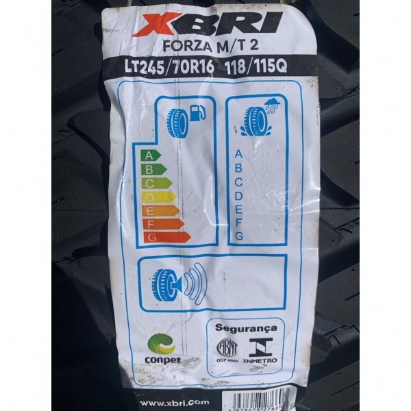 Encontraproduto.com.br - Kit 4 Pneus 245/70r16 118/115q Forza M/t2 Xbri