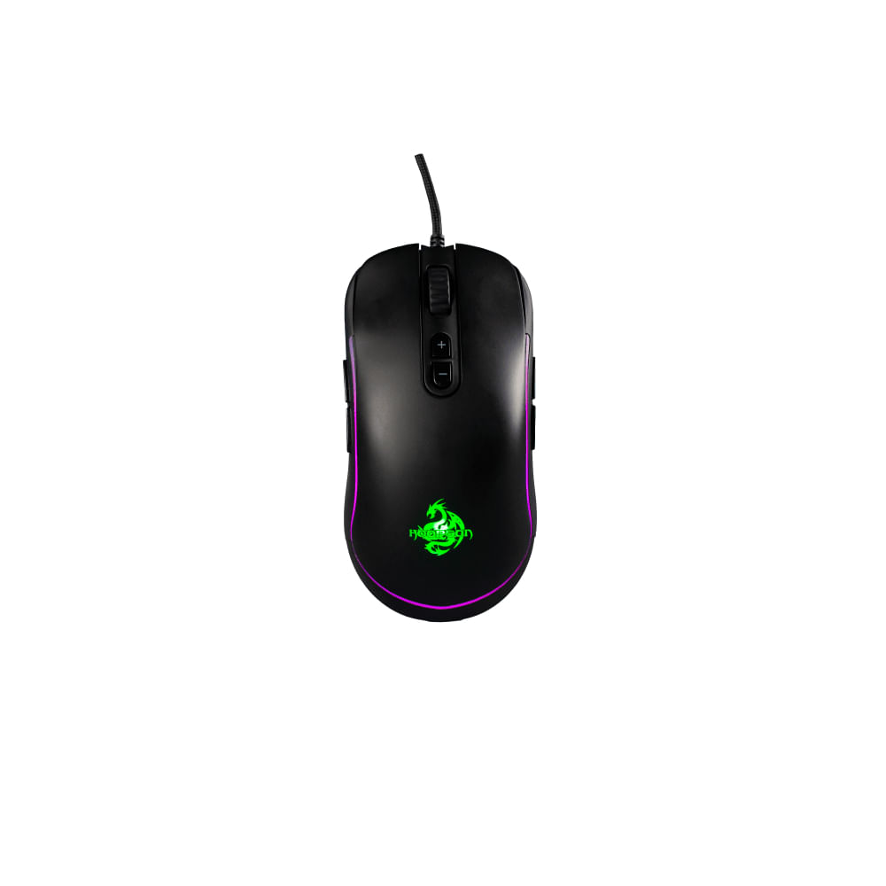 Mouse Game HOOPSON Ligth Com Software - Dpi 800/1600/2400/3600/5200/7200 Sensor Pixart 3330 Gamer