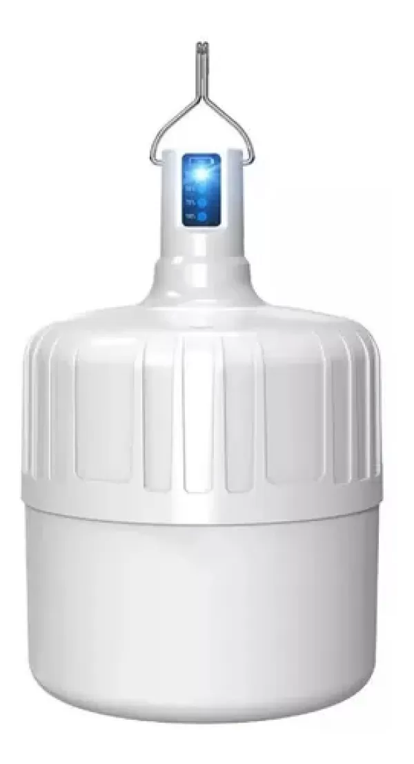 Lâmpada De Led Bulbo Recarregavel Portatil 48w Camping 