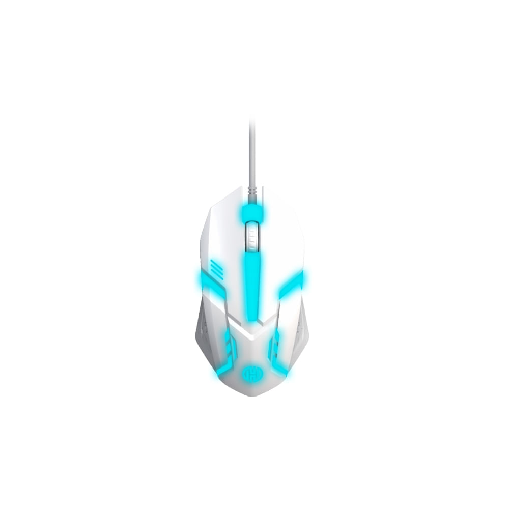 Kit teclado e mouse Gamer Branco