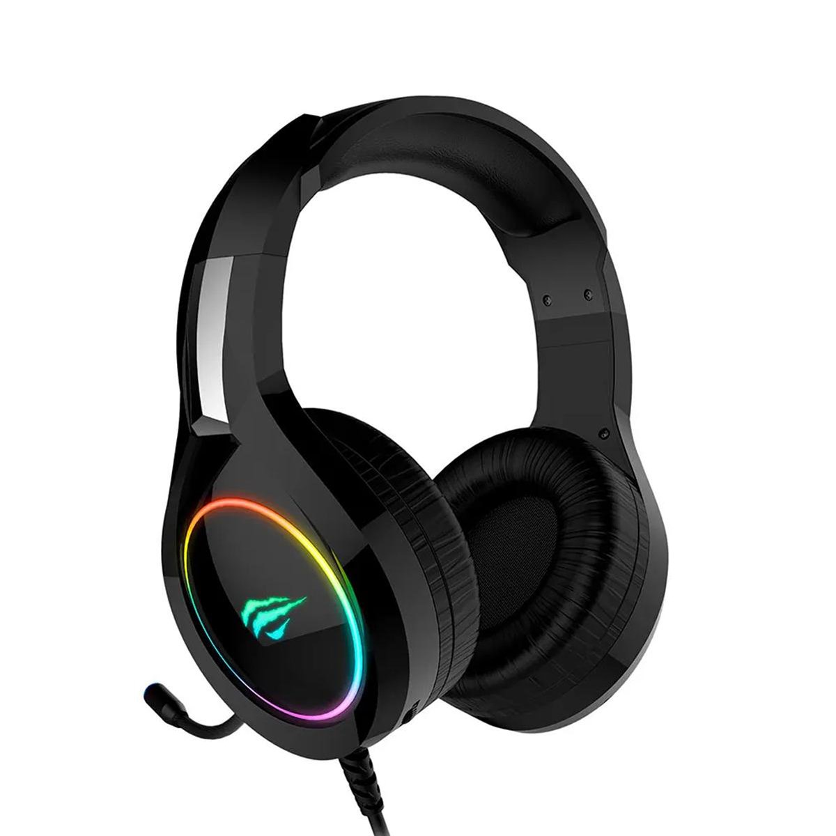 Encontraproduto.com.br - Headset Gamer Havit H2232D RGB Microfone Flexível Preto (MP)