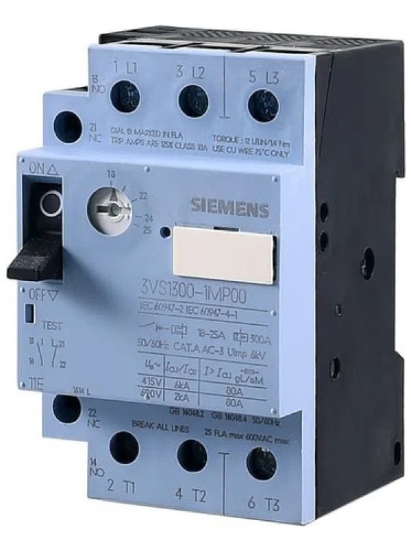 Encontraproduto.com.br - Disjuntor Proteção Motor 18-25A 3Vs1300-1Mp00 Siemens