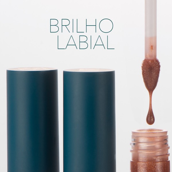 Encontraproduto.com.br - Kit Lápis para Olhos Marrom + Brilho Labial Nude Marília Mendonça By Océane