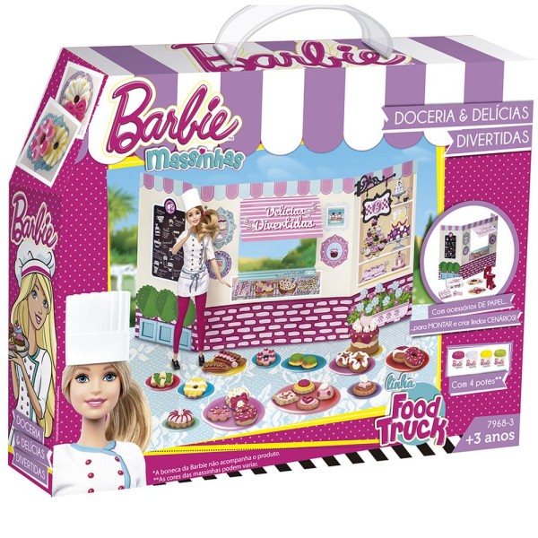 Massinha Barão Barbie Food Truck Doceira