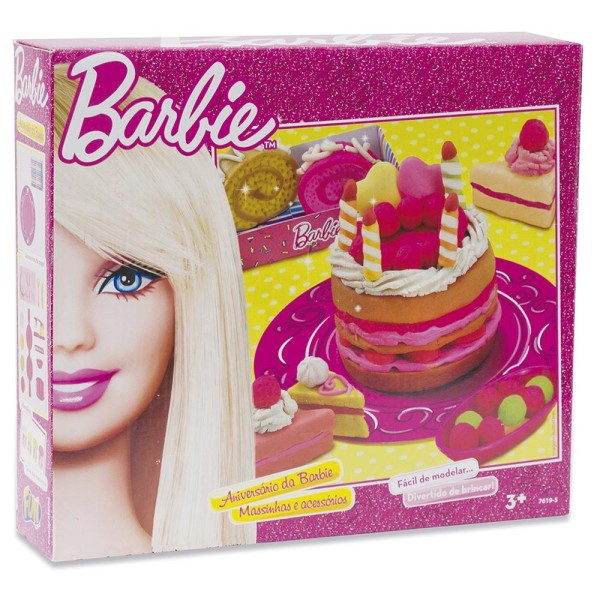 Massinha Fun Barbie Aniversário