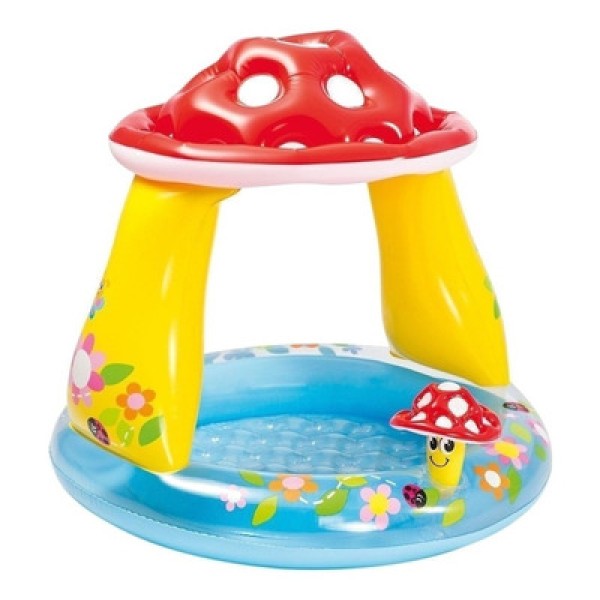 Piscina Cogumelo Divertido 45L com Cobertura - Intex