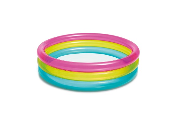 Encontraproduto.com.br - Piscina Redonda Inflável - 28 Litros - Pôr-do-sol - Intex - Cores Sortidas
