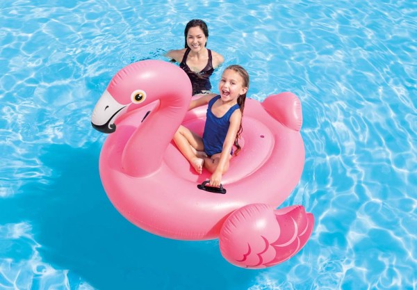 Encontraproduto.com.br - Boia Inflável Flamingo Rosa - Intex
