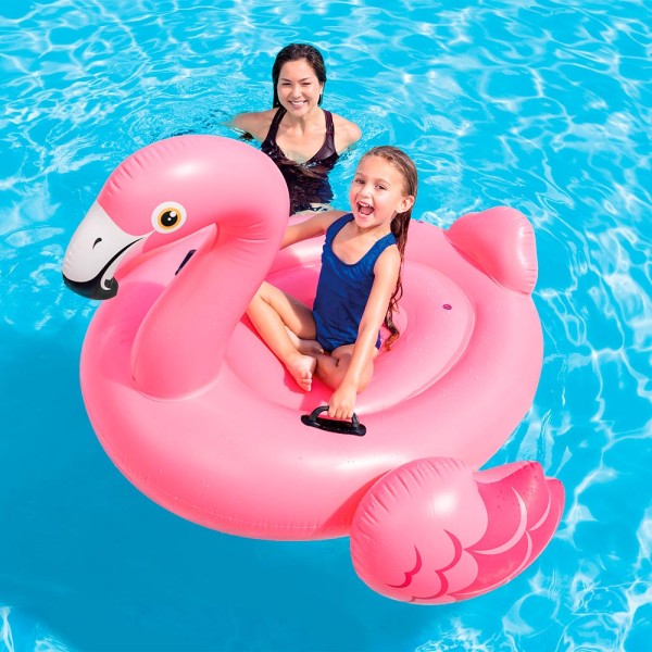 Encontraproduto.com.br - Boia Inflável Flamingo Rosa - Intex