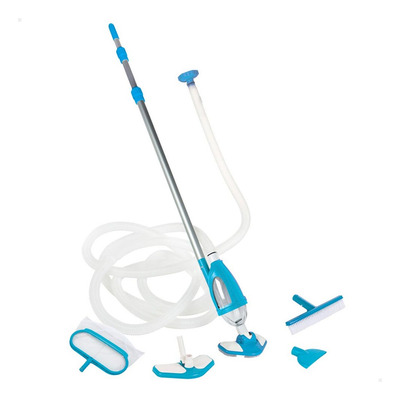 Kit de Limpeza Piscina Deluxe Aspirador Escova Vacuum Intex
