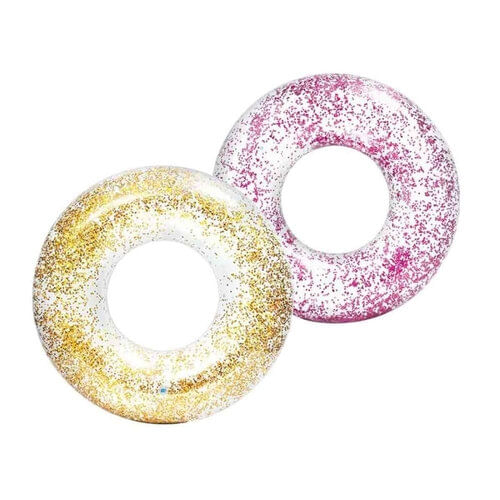 Encontraproduto.com.br - Boia Circular Glitter Sortida - Intex