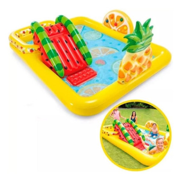 Piscina Centro de Diversão Inflável Playground Frutas Divertidas 493L - Intex