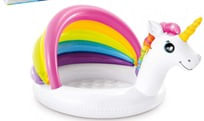 Piscina Arco-Íris c/ Cobertura 45L Intex