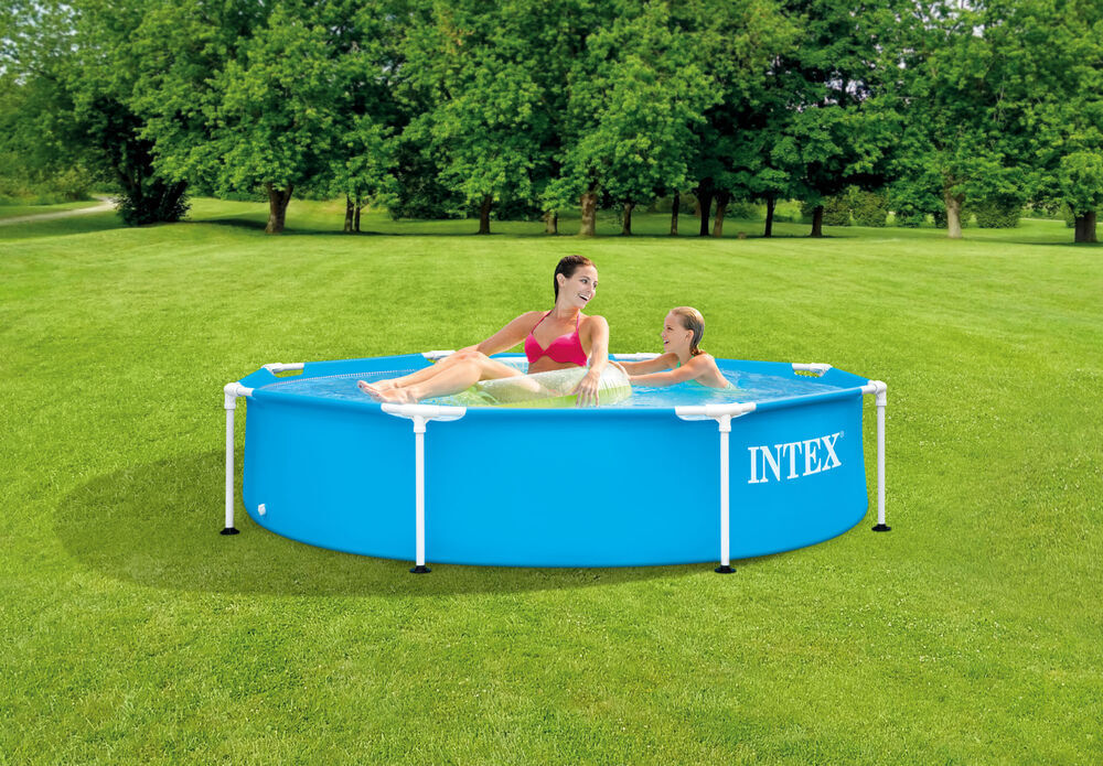 Encontraproduto.com.br - Piscina de Armação Redonda 1.828L Azul Intex
