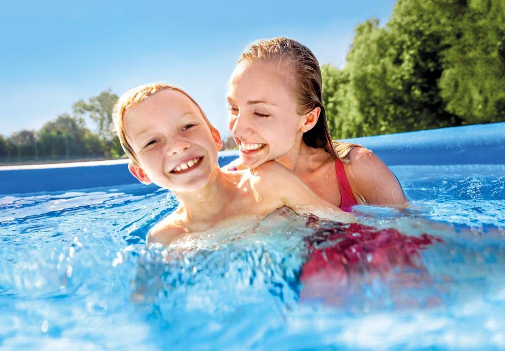 Encontraproduto.com.br - Piscina de Armação Redonda 1.828L Azul Intex